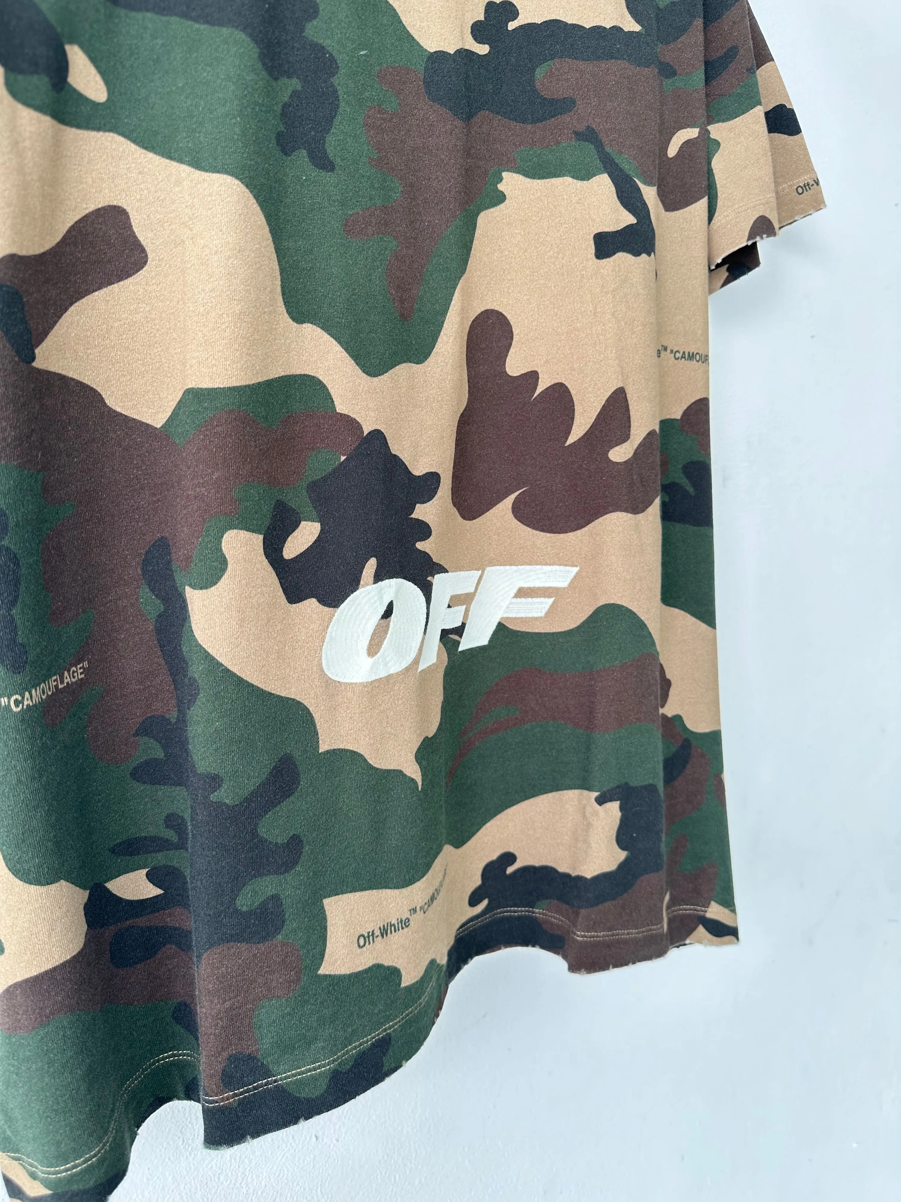 Camo Distressed T-shirt