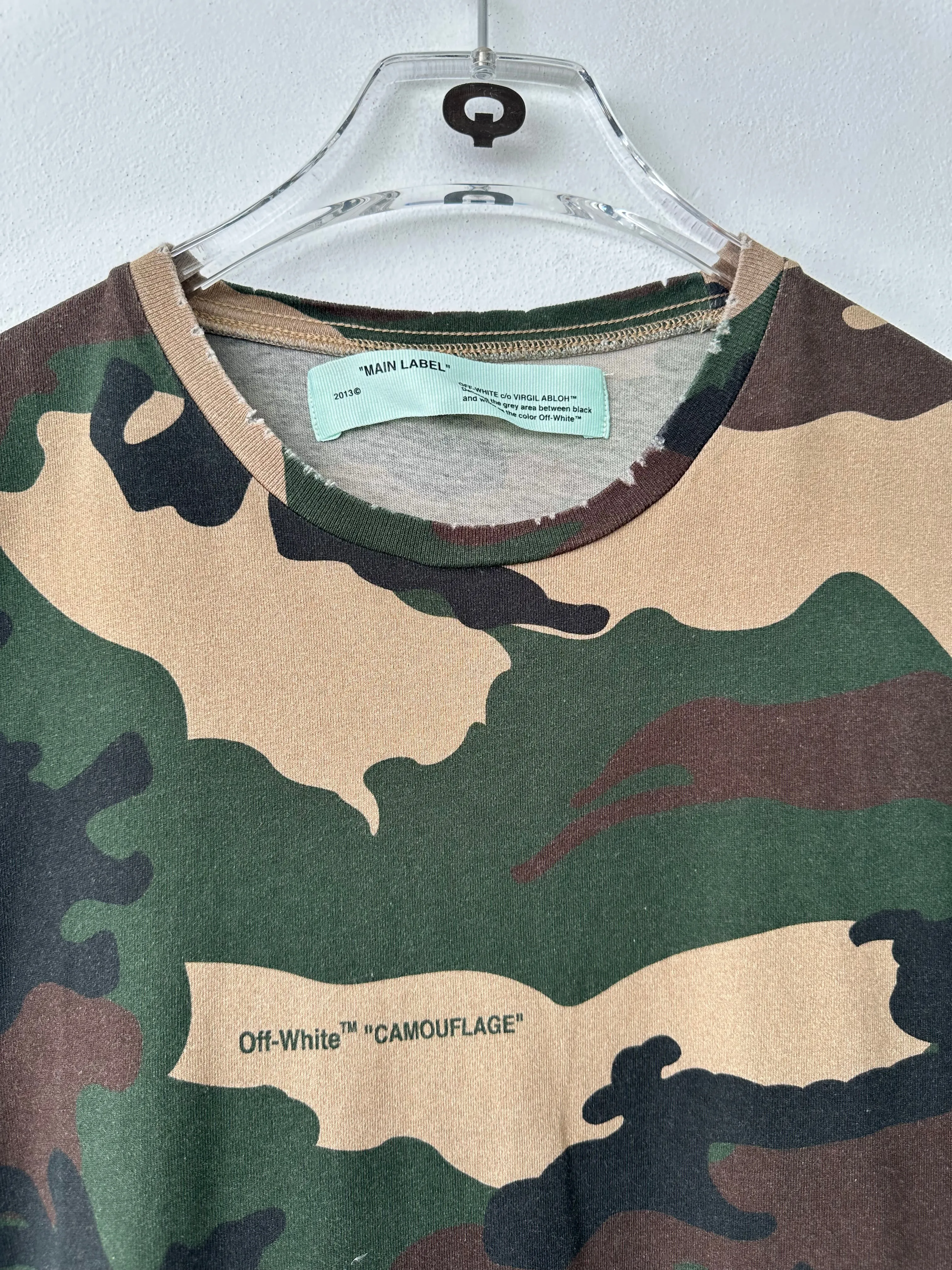 Camo Distressed T-shirt