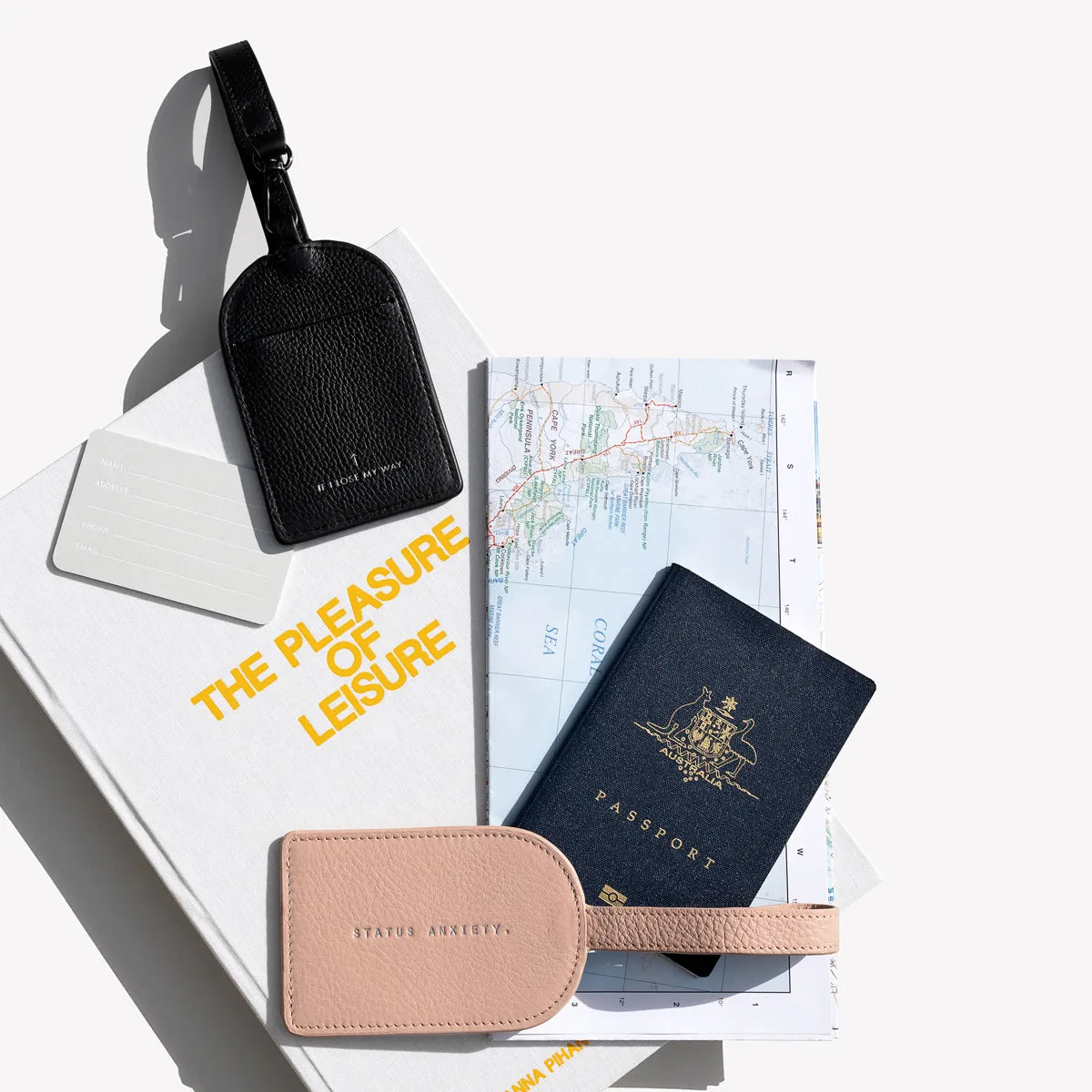 Found You Luggage Tag - Black