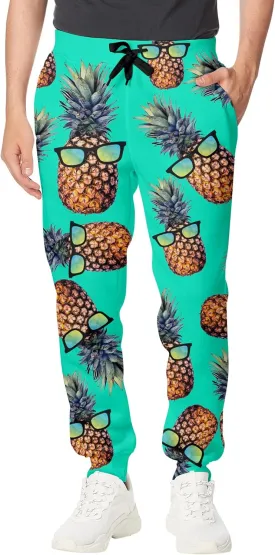 Goodstoworld Mens Cool Joggers Pants 3D Novelty Casual Sweatpants with Drawstring