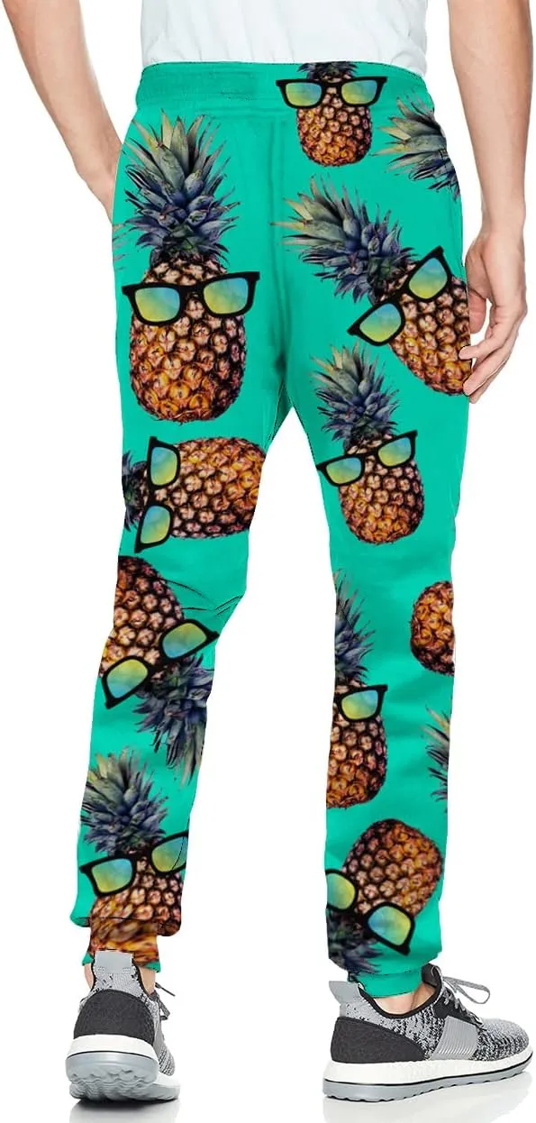 Goodstoworld Mens Cool Joggers Pants 3D Novelty Casual Sweatpants with Drawstring