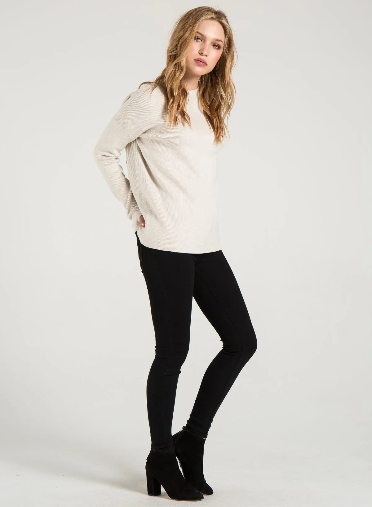 PHILANTHROPY- Ollie-Sweater Oatmeal