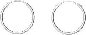 Sterling Silver Hoop Earrings Cartilage Piercing Earring Small Round Set for Women Men