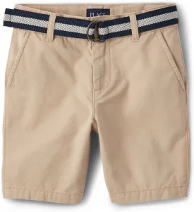 The Children's Place Boys' Belted Chino Shorts