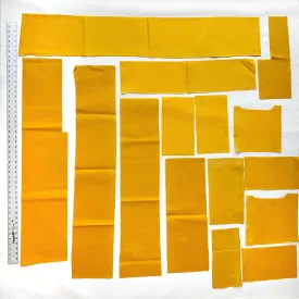 Waxed Canvas Scrap: Mustard (Lot 07)